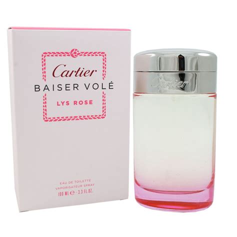 Baiser Vole Lys Rose by Cartier 3.4 oz EDT for 